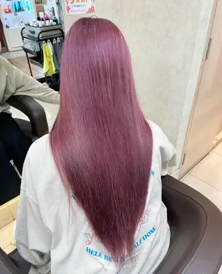 ロング 前田 菜奈子のヘアスタイル