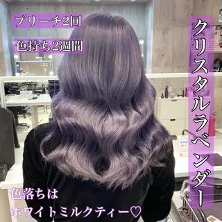 ロング カラー ヘアアレンジ メンズ キッズ マツエク・マツパ ブリーチの髪様 MASATOのヘアスタイル