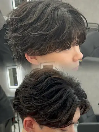 カラー パーマ メンズ 札幌メンズ指名 No. 1/光👑のヘアスタイル