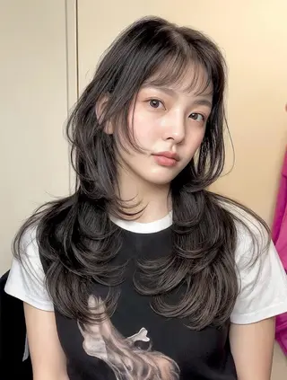 セミロング Caracore なんば店のヘアスタイル