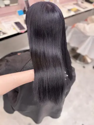 ロング カラー 💙ハイトーン韓国風 色白ヘア💙manaのヘアスタイル