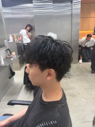 パーマ メンズ fifth天神 パーマ特化/石橋航海のヘアスタイル