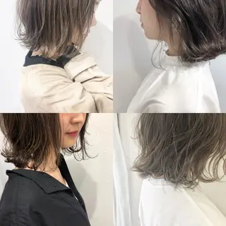 ショート カラー ヘアアレンジ ネイル マツエク・マツパ 夜23時まで予約🉑 reverieあきらのヘアスタイル