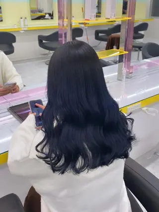 ロング 縮毛/ダブルカラー 🦋ベージュヘア🦋のヘアスタイル