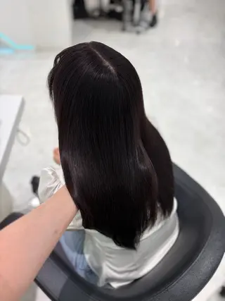 ロング カラー ヘアアレンジ 💓色落ちまで綺麗な 垢抜けカラー💓のヘアスタイル