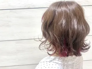 ミディアム カラー noll【今池駅前】 池田碧花のヘアスタイル