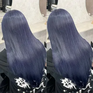 ロング 🦋ハイトーン🦋 石山 希理🦋のヘアスタイル