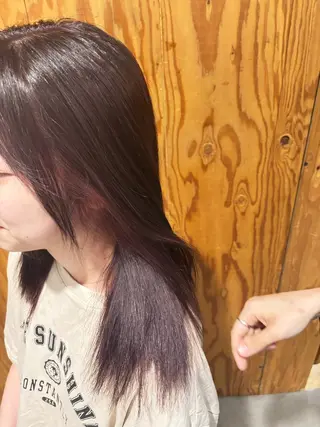 セミロング カラー 心斎橋/透明感カラー 🫧アサノハルカのヘアスタイル