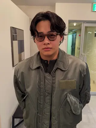 ミディアム カイ/名古屋・伏見 カットモデルのヘアスタイル