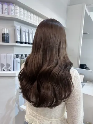 ロング カラー 💍モテる艶髪 透明感カラー💖のヘアスタイル