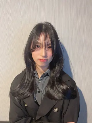 ロング mion🦋韓国ヘア 透明感カラー🫧のヘアスタイル