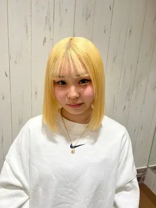 ミディアム FANスタイリスト Ⓜ️EIのヘアスタイル