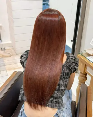 ロング カラー CHIHIRO🧸 ピンクベージュ🩰のヘアスタイル