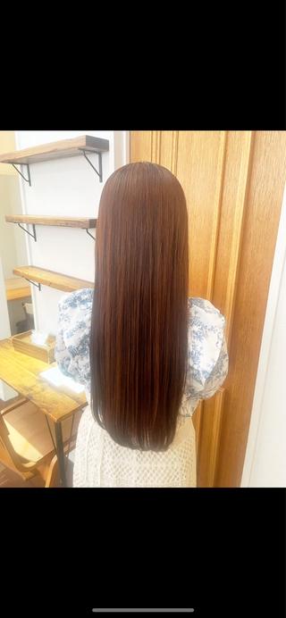 ロング くいた あやなのヘアスタイル