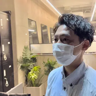 ショート パーマ メンズ 堀江メンズ 神田 翔太のヘアスタイル