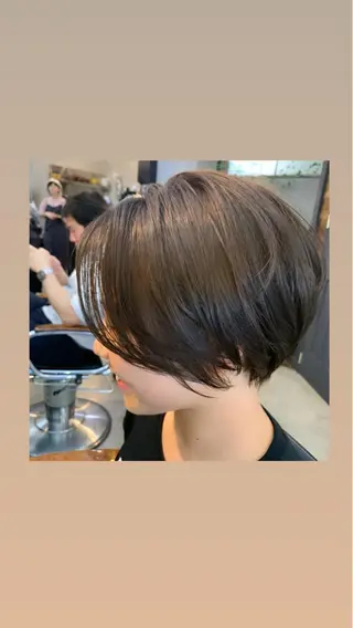 ショート カラー 月200人を担当 💇‍♀️栗林のヘアスタイル