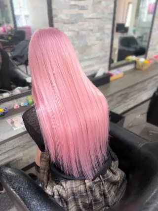 ロング カラー ハイトーンエクステ 🎩カズキ🎩のヘアスタイル