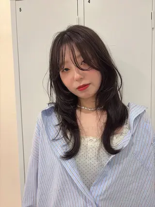 ロング ａｉｋａ🐩 /艶カラー/レイヤーのヘアスタイル