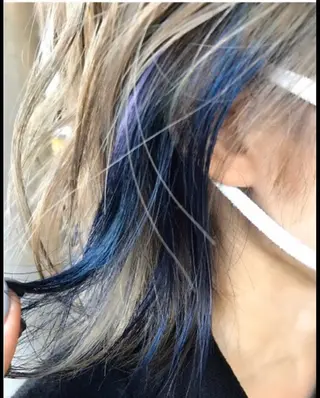 ミディアム カラー hair works raptureのヘアスタイル