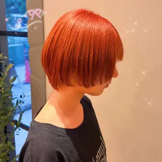 ショート カラー 顔周り/艶カラー /ヘアメ🎀あつはのヘアスタイル