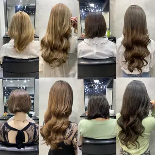 ミディアム カラー ヘアアレンジ FAAM Tsuneのヘアスタイル