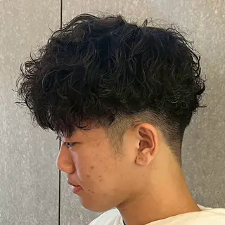 パーマ メンズ 【束感セット】 あおいのヘアスタイル