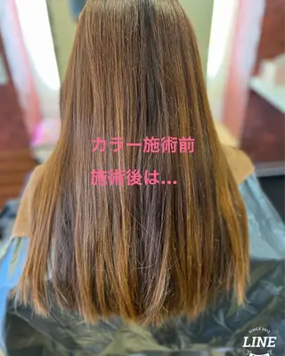 ロング カラー 織田 英之のヘアスタイル