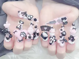 ネイル MoMoA Nail ネイル長さ出し専門店のネイルデザイン