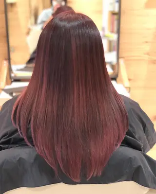 ロング カラー 坂元 智信のヘアスタイル