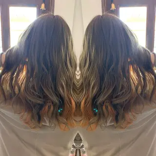 セミロング yoshihara yuukiのヘアスタイル