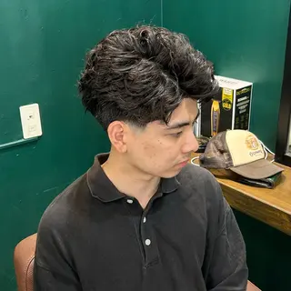 ショート パーマ メンズ 💈PRO SHOP WAVE 望愛💈のヘアスタイル