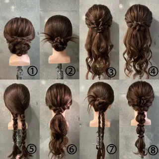 ロング ヘアアレンジ メンズモテパーマ💙 fuwaのヘアスタイル