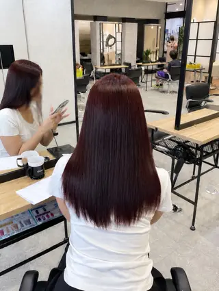 セミロング カラー 透明感カラー/艶髪 🎀UMI🎀のヘアスタイル