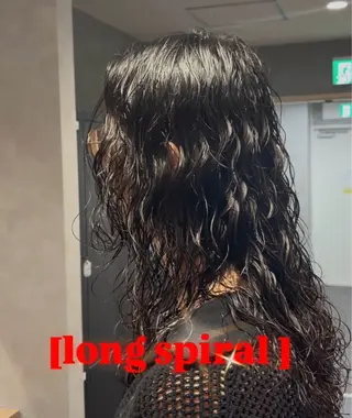 ロング パーマ メンズ 河合 倖宏のヘアスタイル