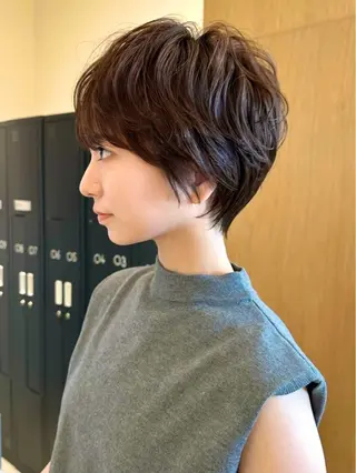 ショート カラー お悩み解決ショート/ 似合わせカット/といのヘアスタイル