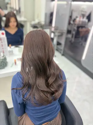 ロング カラー 韓国ヘア/透明感 カラー🎀RUNAのヘアスタイル