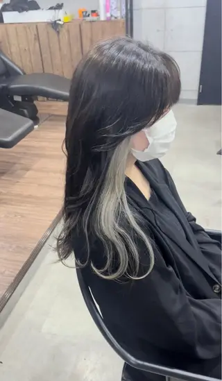 ロング カラー 縮毛矯正モデル 募集中Yuuriのヘアスタイル
