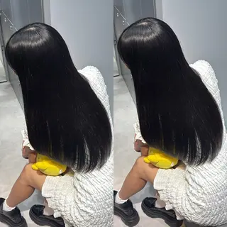 ロング 今話題の艶髪矯正 美艶カラー/FUKAのヘアスタイル