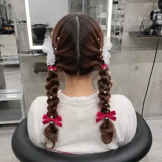 ロング MIO 大名/ 縮毛・ブリーチ💎のヘアスタイル