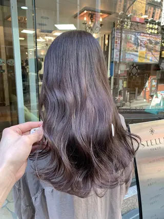 ロング カラー 矢野 晃平のヘアスタイル