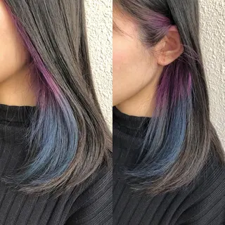 セミロング カラー パーマ ヘアアレンジ メンズ キッズ ネイル マツエク・マツパ 新宿/髪質改善/ 美髪矯正✨浅江通友のヘアスタイル