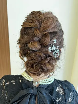 ヘアアレンジ ながやま まいのヘアスタイル
