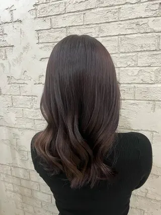 セミロング 🪽髪質改善縮毛矯正 🤍MIU🤍のヘアスタイル