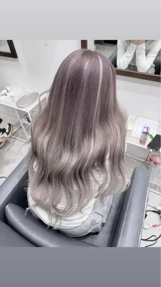 ロング 💎透明感カラー💎 bAteAu あまねのヘアスタイル