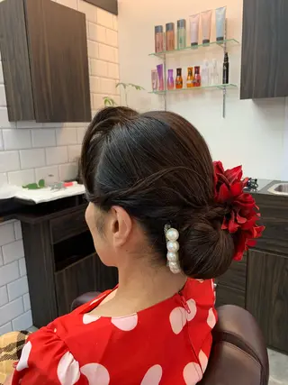 ヘアアレンジ 岡田 七海のヘアスタイル