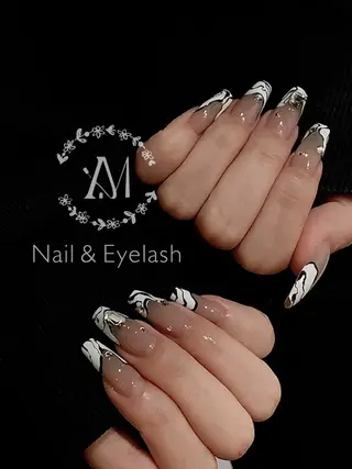 セミロング ネイル A1 nail &eyelashのネイルデザイン