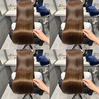 ロング カラー 🦋REISA🦋 エクステ×ハイトーンのヘアスタイル
