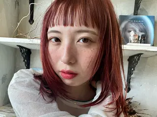 ミディアム 岩本 陽介のヘアスタイル