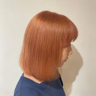 ミディアム カラー 🩵ブリーチカラー MIORI🩵のヘアスタイル