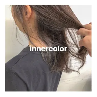 ミディアム カラー レイヤーボブ/ボブ 仲川和人のヘアスタイル